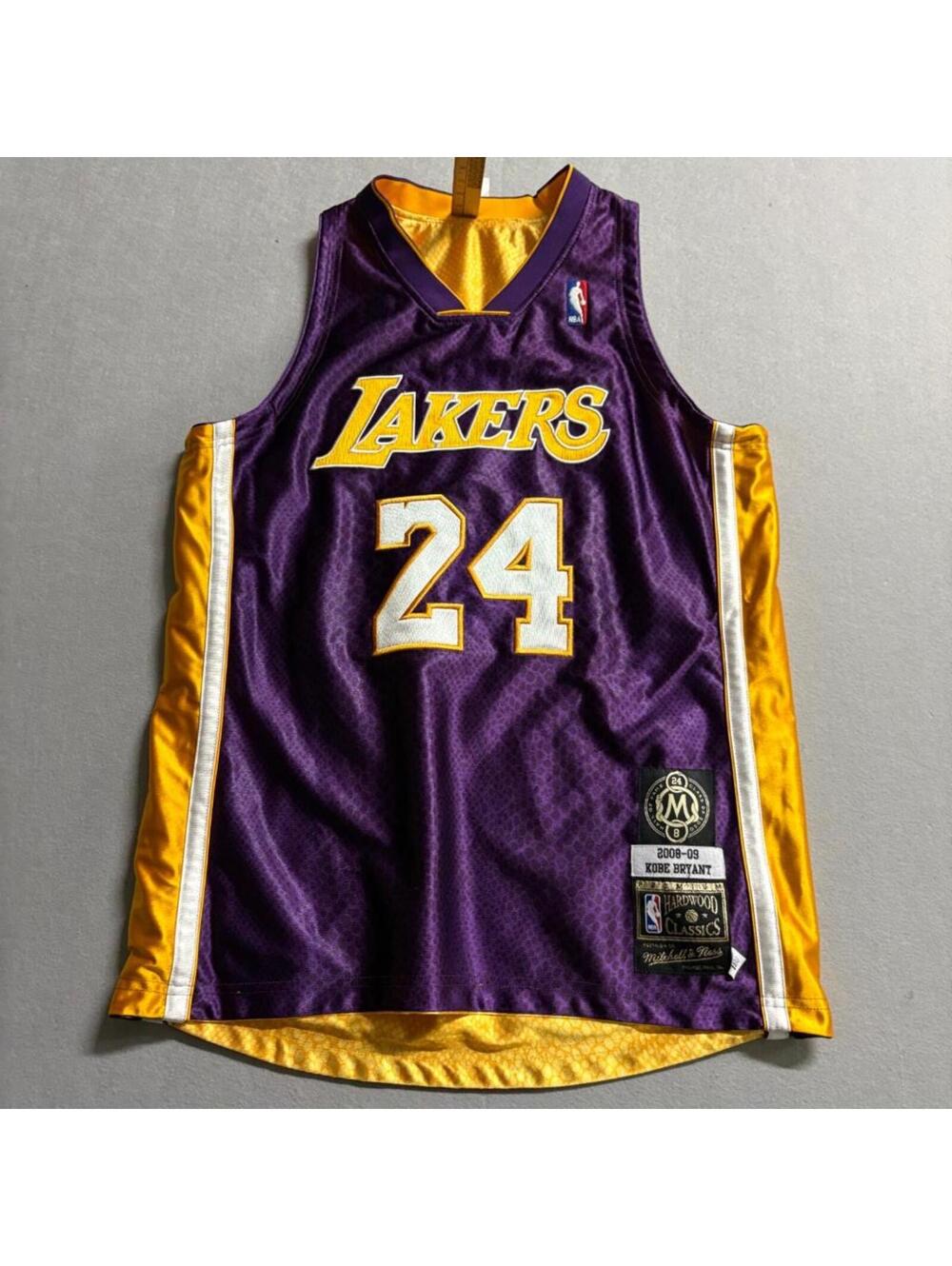 Kobe Bryant Los Angeles Lakers Mitchell & Ness Jersey Mens Large Purple 2008-09